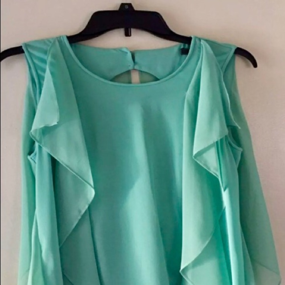 BCBG MaxAzria Butterfly Low Back Top (EUC, Sz S)